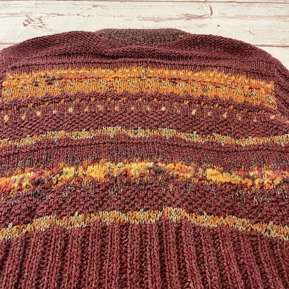 Vintage Sigrid Olsen Sport Cardigan Silk Wool Cable Knit Grandma knitted By Hand - Picture 12 of 12